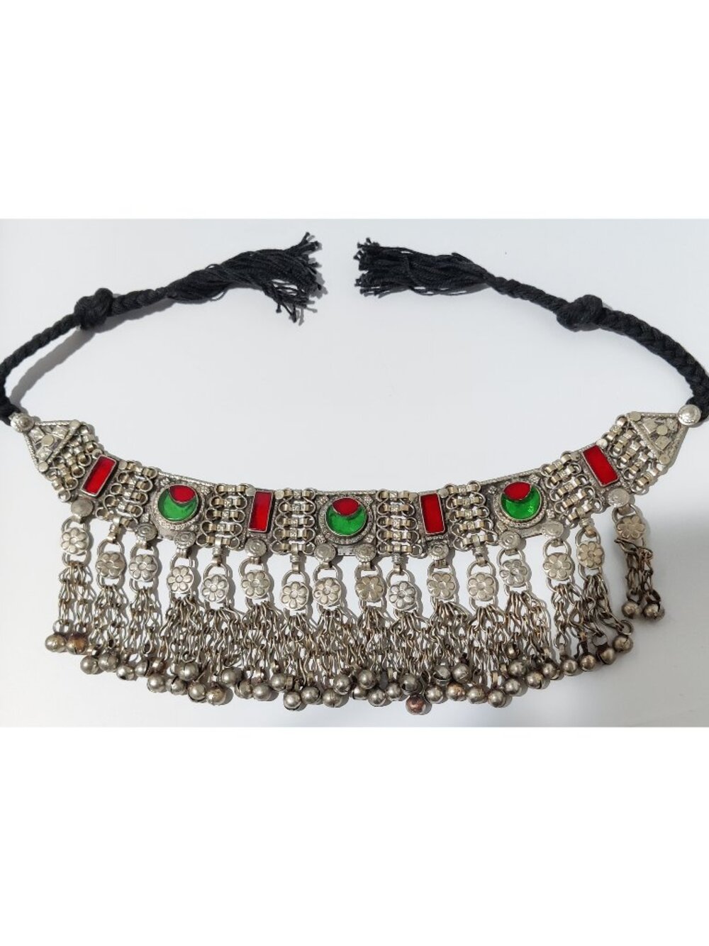 Vintage Pakistani Kuchi Tribal Choker Necklace
